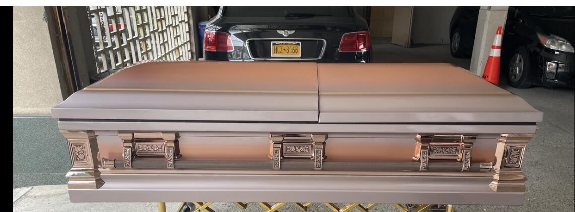 Batesville Tapestry Rose Copper Casket photo review