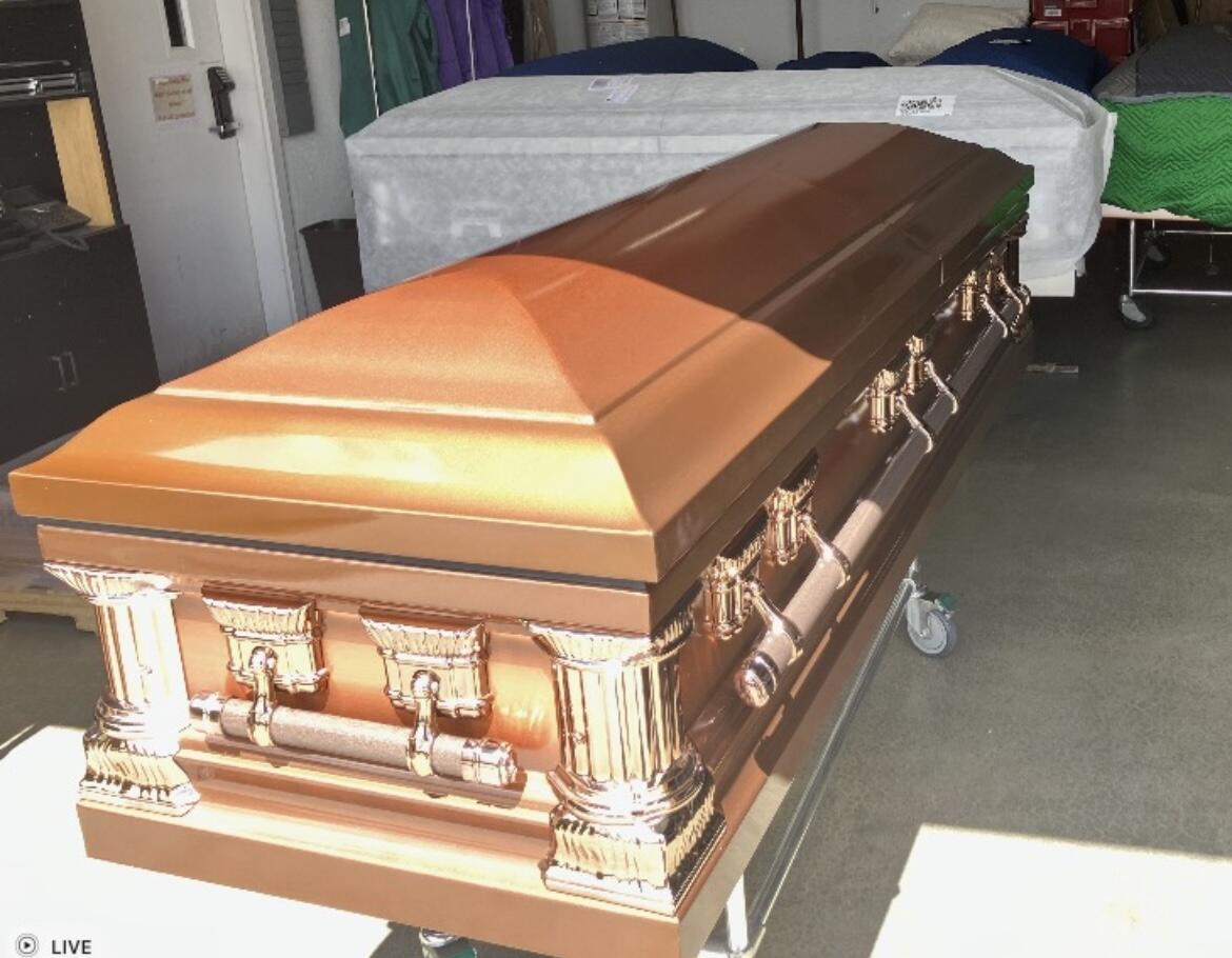 Batesville Aegean Copper Casket photo review