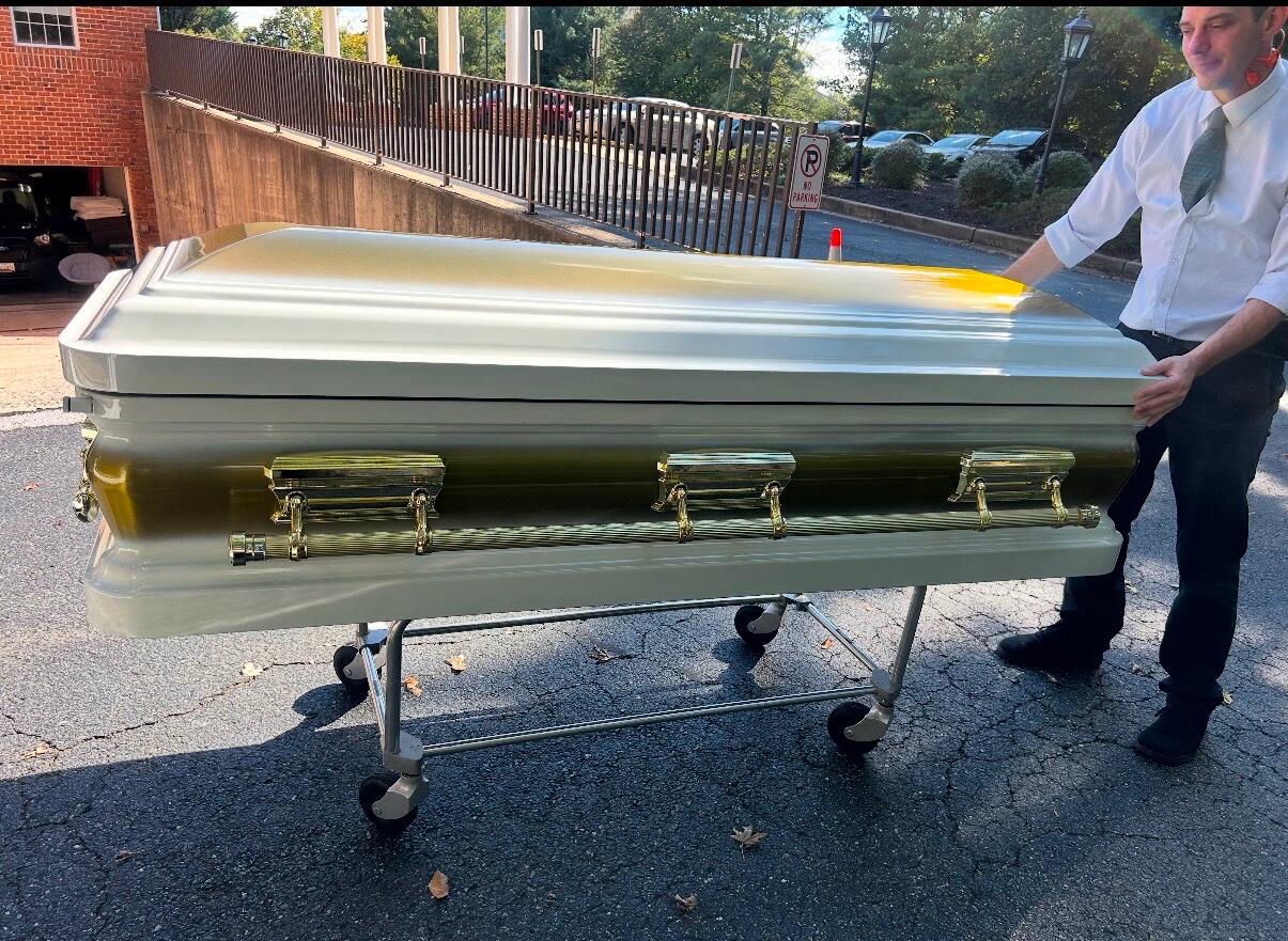 Casket Emporium Series Majestic White Full Couch photo review