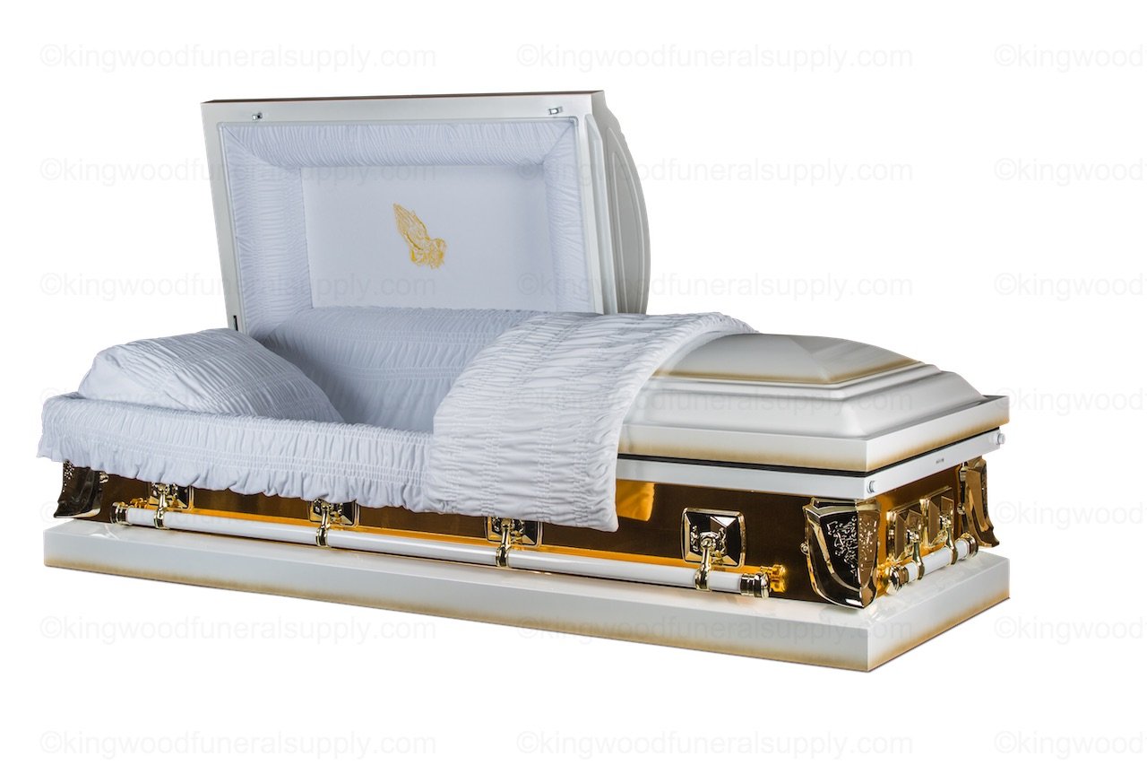 Mirror Gold Metal Casket | Best Priced Caskets in NJ, NY, and PA