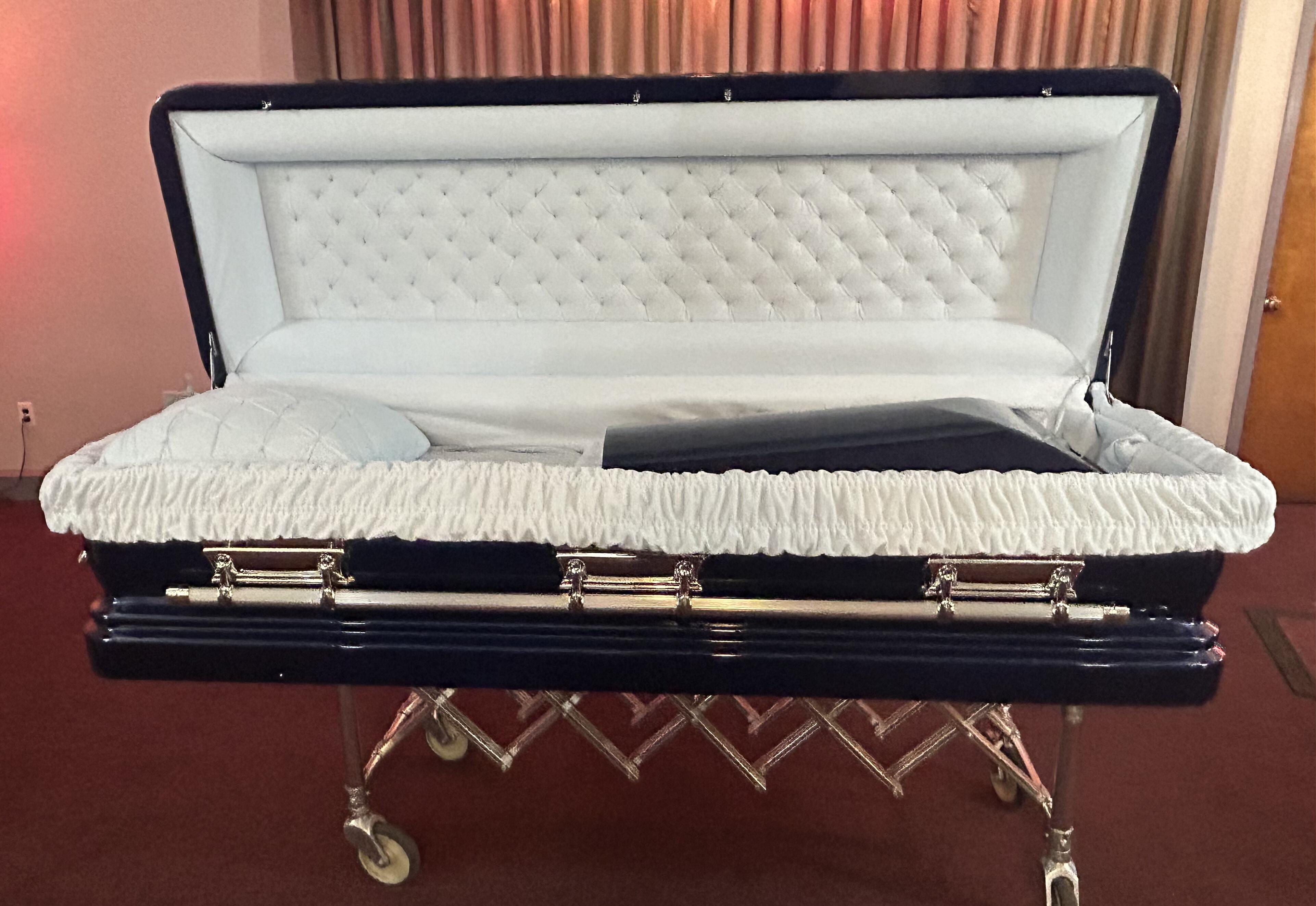 Casket Emporium Series Blue Full Couch photo review