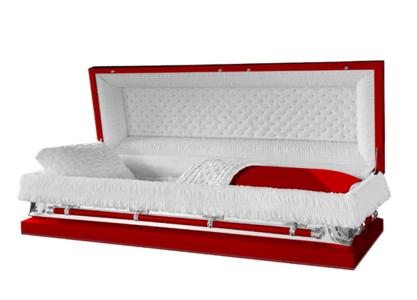 Reverence Series Full Couch Red Silver