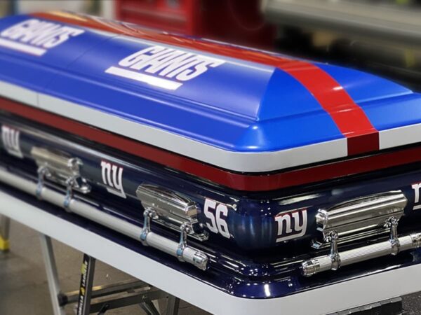 New York Giants Casket - Casket Emporium