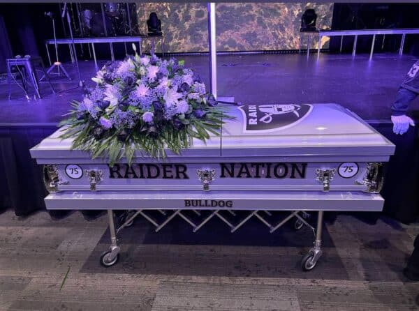 Las Vegas Raiders Casket photo review
