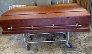 Bennington Oversize Wood Casket photo review