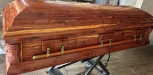 American Red Cedar Casket photo review