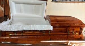 American Red Cedar Casket photo review