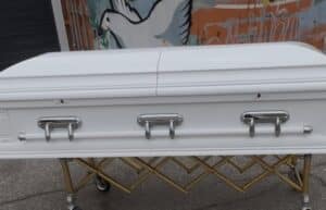 The Pure White Wood Casket photo review