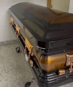 Casket Emporium Series Copper Full Couch photo review