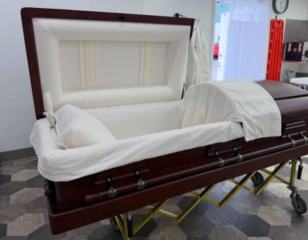 Langdon Solid Cherry Casket photo review