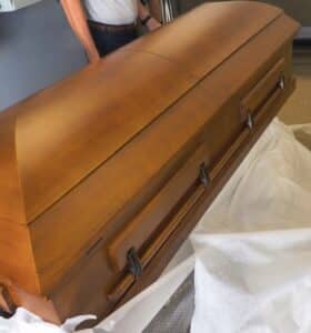 Eternal Series Oak Casket photo review