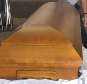 Eternal Series Oak Casket photo review