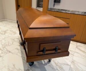 Eternal Series Oak Casket photo review