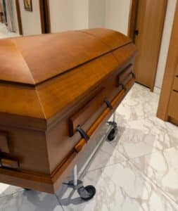Eternal Series Oak Casket photo review
