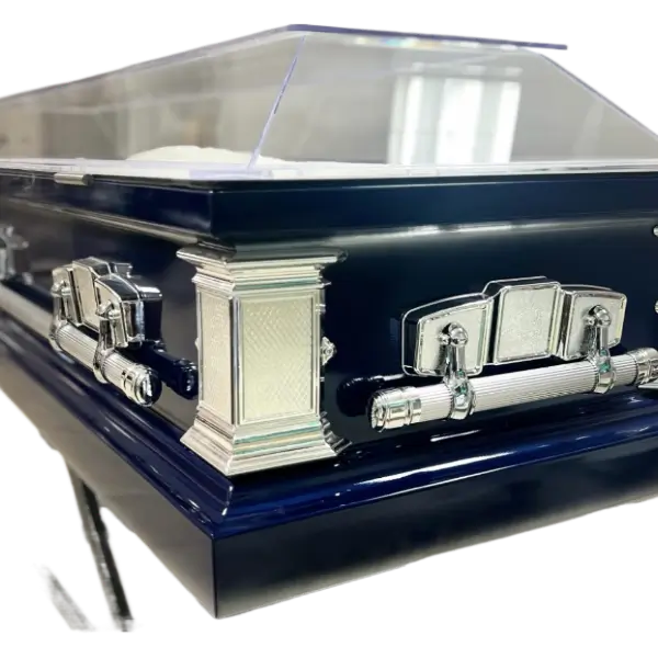 Clarity Casket Navy Blue