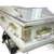 Clarity Casket White and Gold