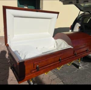 Eternal Series Cherry Cremation Casket photo review