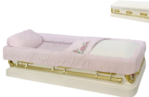 Apollo Series Full Couch Primrose Casket