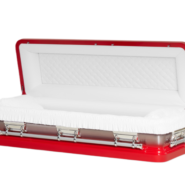 Casket Emporium Series Red Full Couch