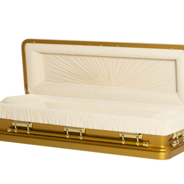 Casket Emporium Series Gold Full Couch