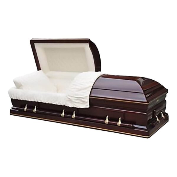 Senator Trim Wood Casket