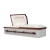 Silver Cloth Casket