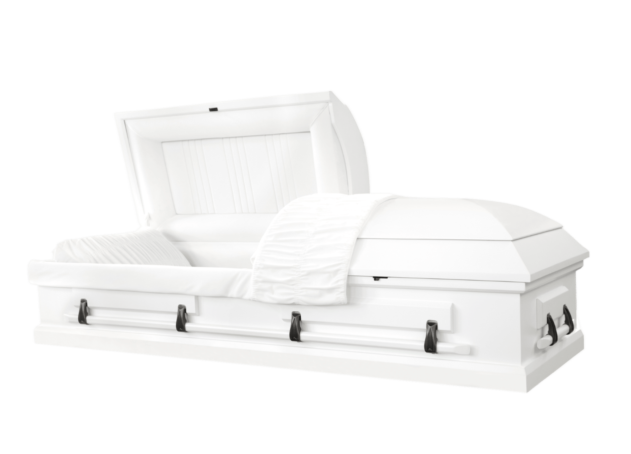 Eternal Series White Wood Casket - Casket Emporium