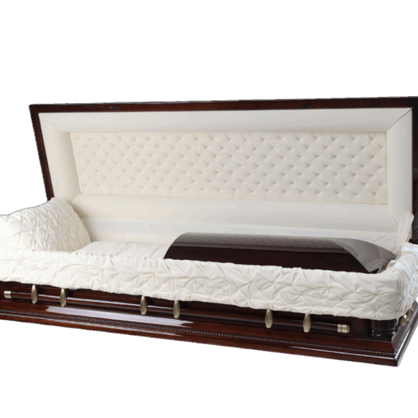 Trenton Wood Full Couch Casket