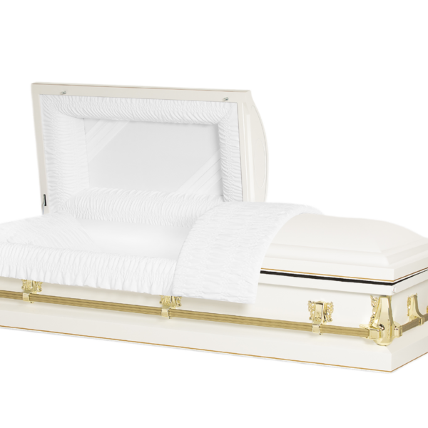 Infinite White/Gold Casket