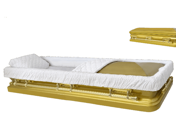 Apollo Series Full Couch White/Gold