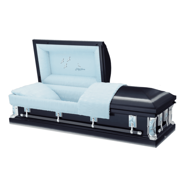 Antique Blue Casket