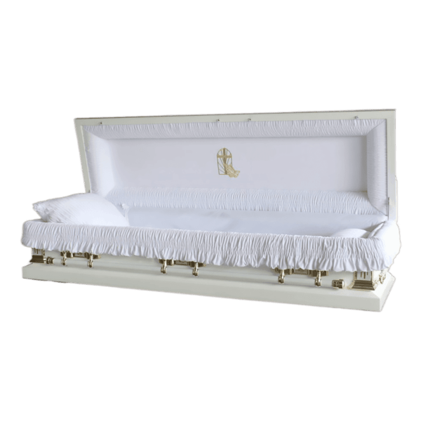 Casket Emporium Series Golden Cross Full Couch