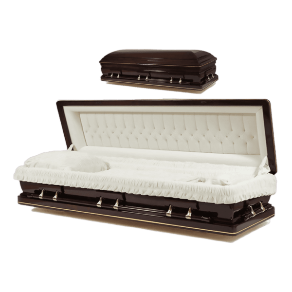 Casket Emporium Series Madison Mahogany Full Couch