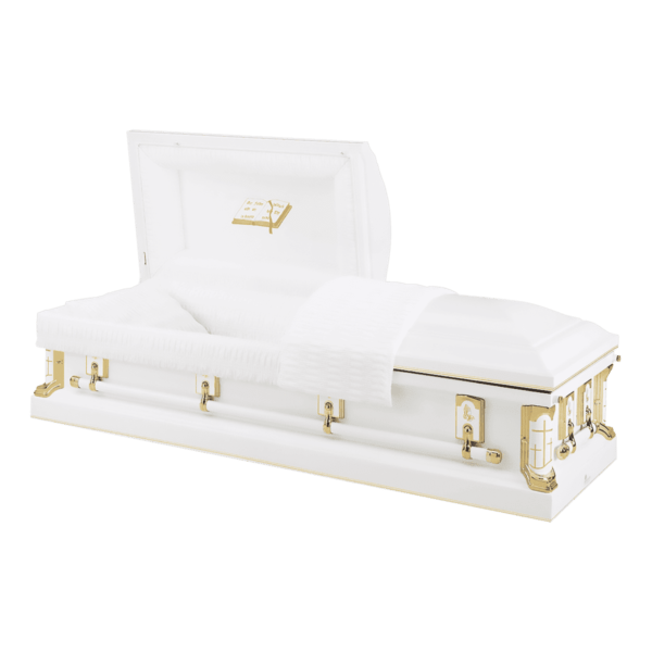 Gold Cross Casket