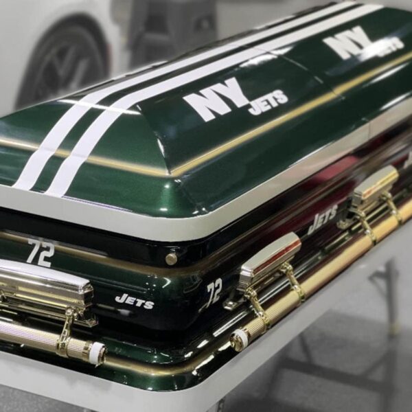 New York Jets Casket