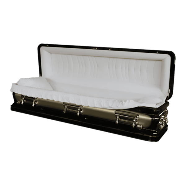 Casket Emporium Series Ebony Gold Full Couch